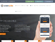 Tablet Screenshot of crearchile.com